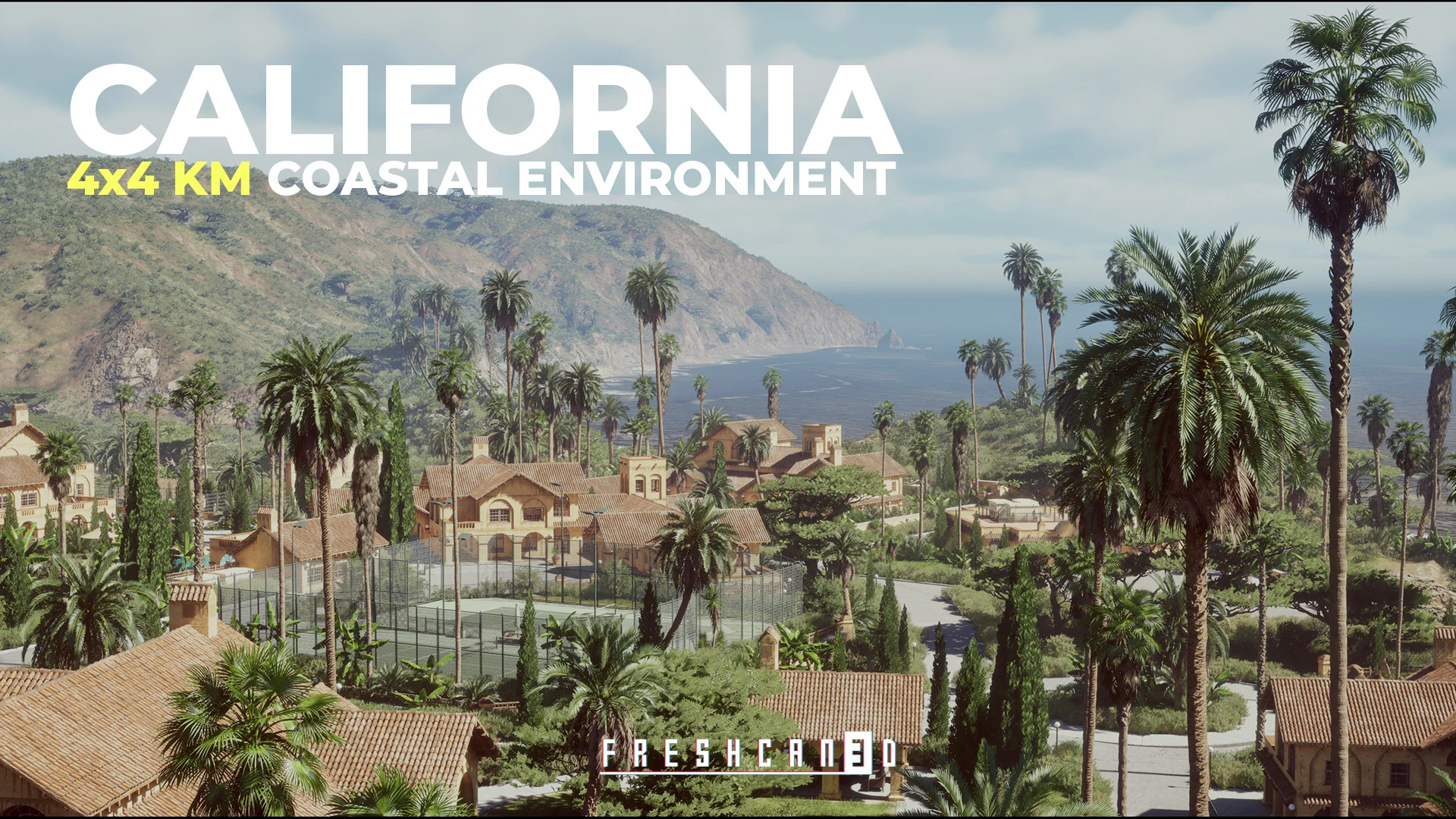 Coastal Environment & Landscape - California Coastal Environment Pack: Build dramatic cliffs and pristine beaches with modular assets