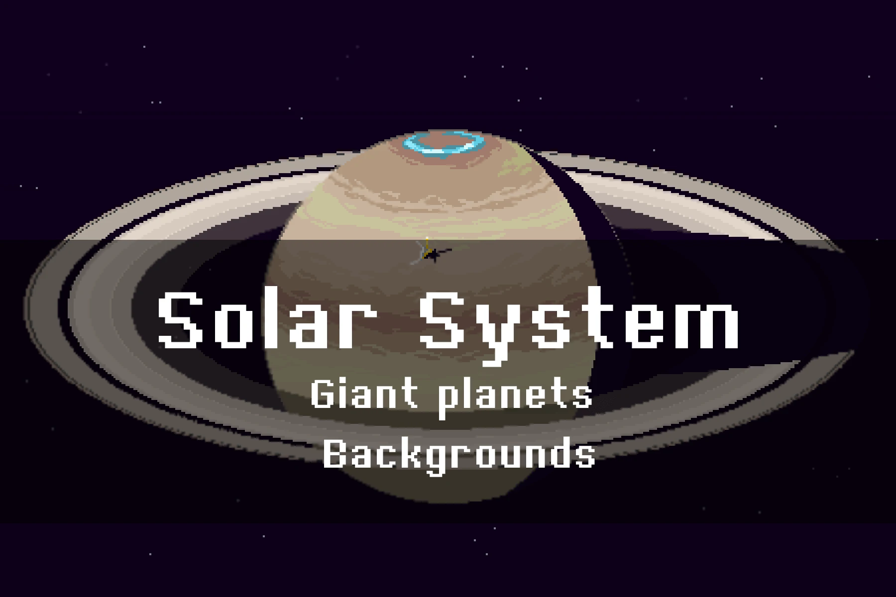 Free Planets in Space Pixel Game Background Pack: Neon Galaxies and Cosmic Indie Worlds Await