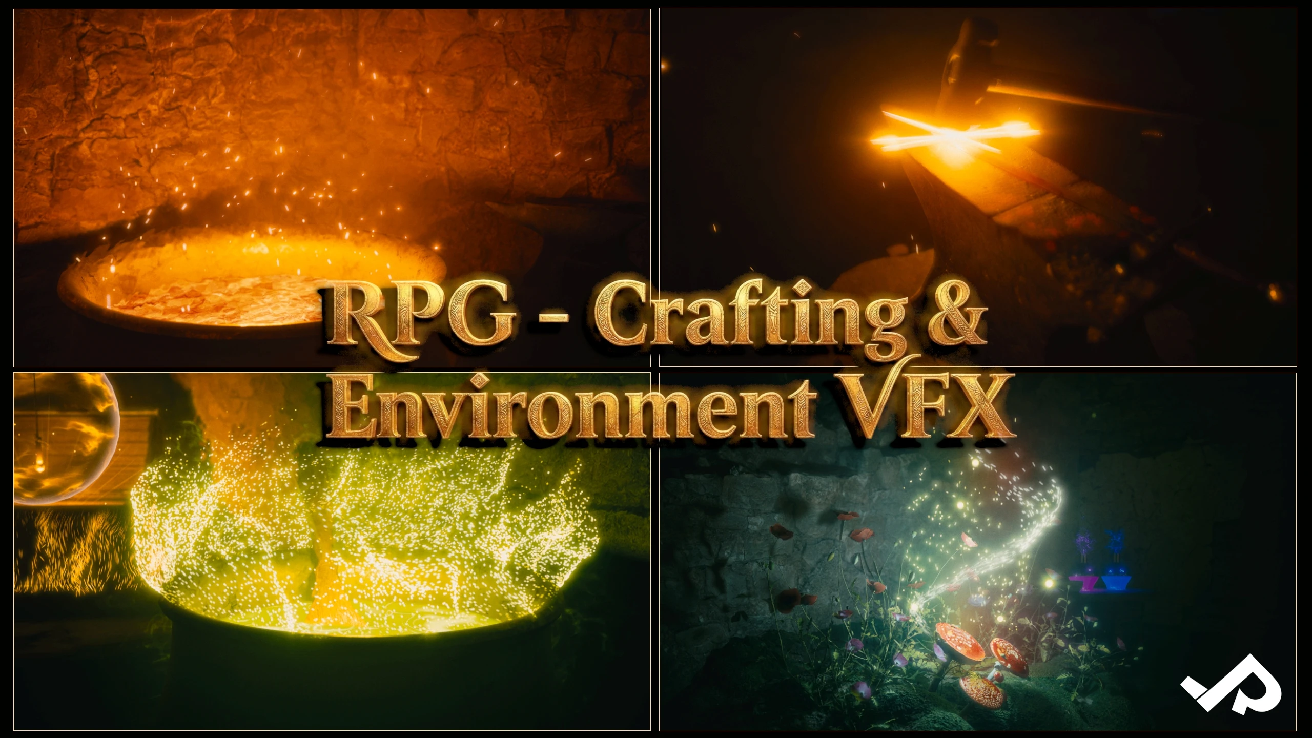 RPG - Crafting & Environment VFX: Elevate your fantasy world with drag-and-drop effects