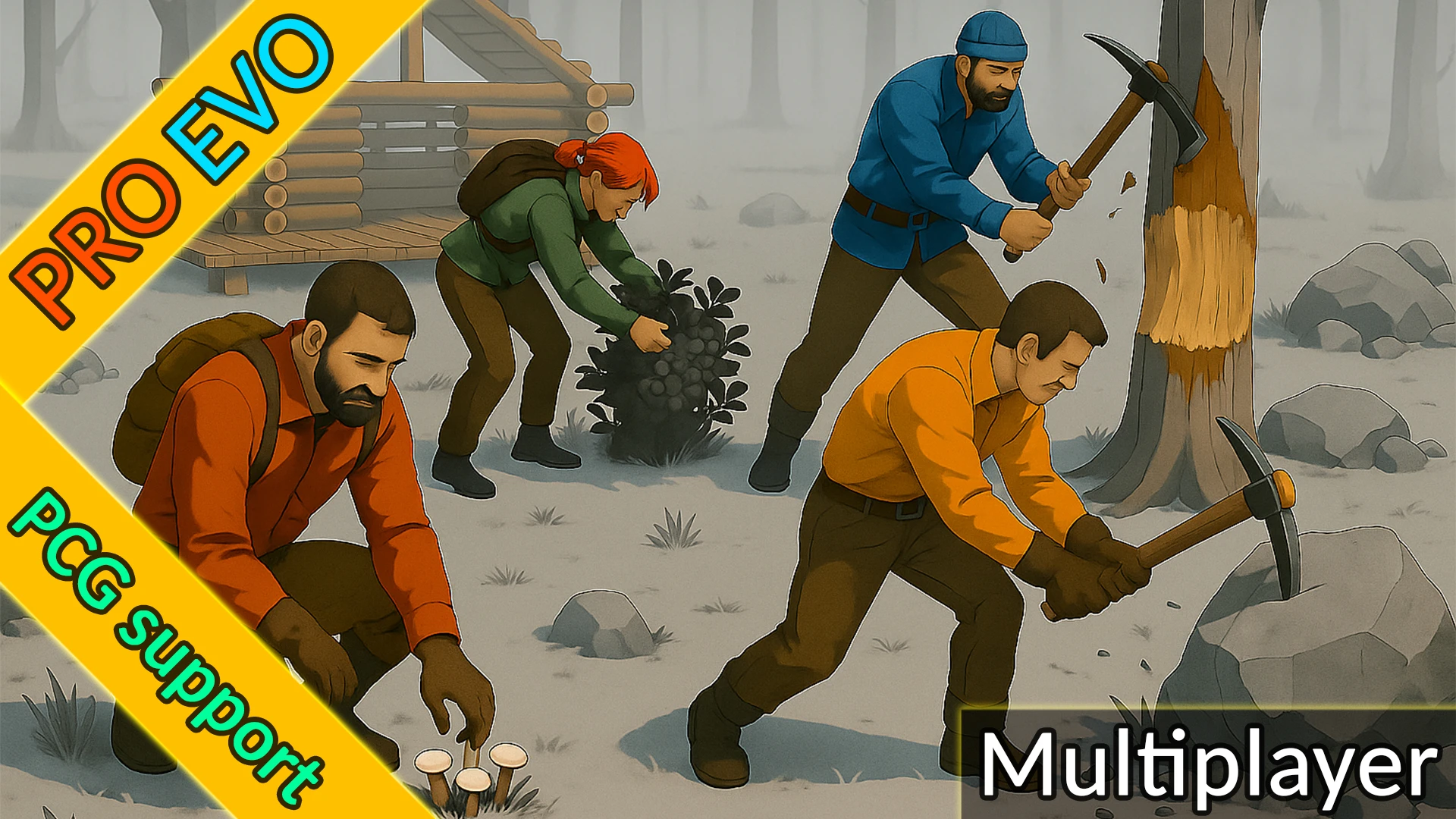 Interact With Any Mesh PRO EVO – Foliage, Static Mesh and PCG Interaction: Turn Every Object in Your World Interactive