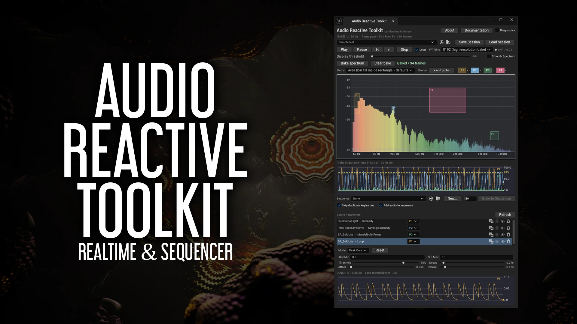 ARTK Audio Reactive ToolKit: Turn Any Song Into Stunning Unreal Animations