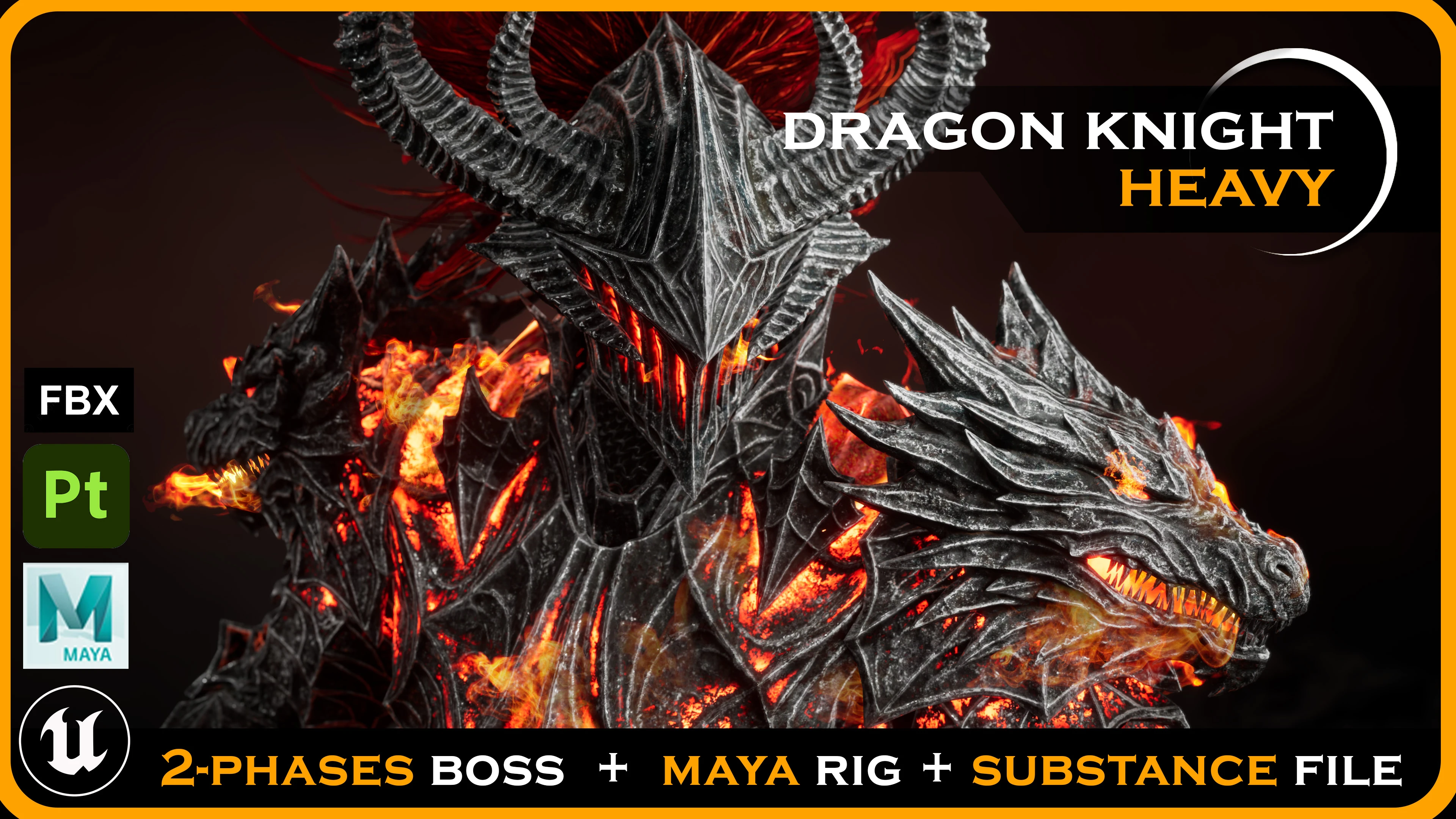 Dragon Knight Heavy: Command the Dark Fantasy Battlefield with This Modular Boss