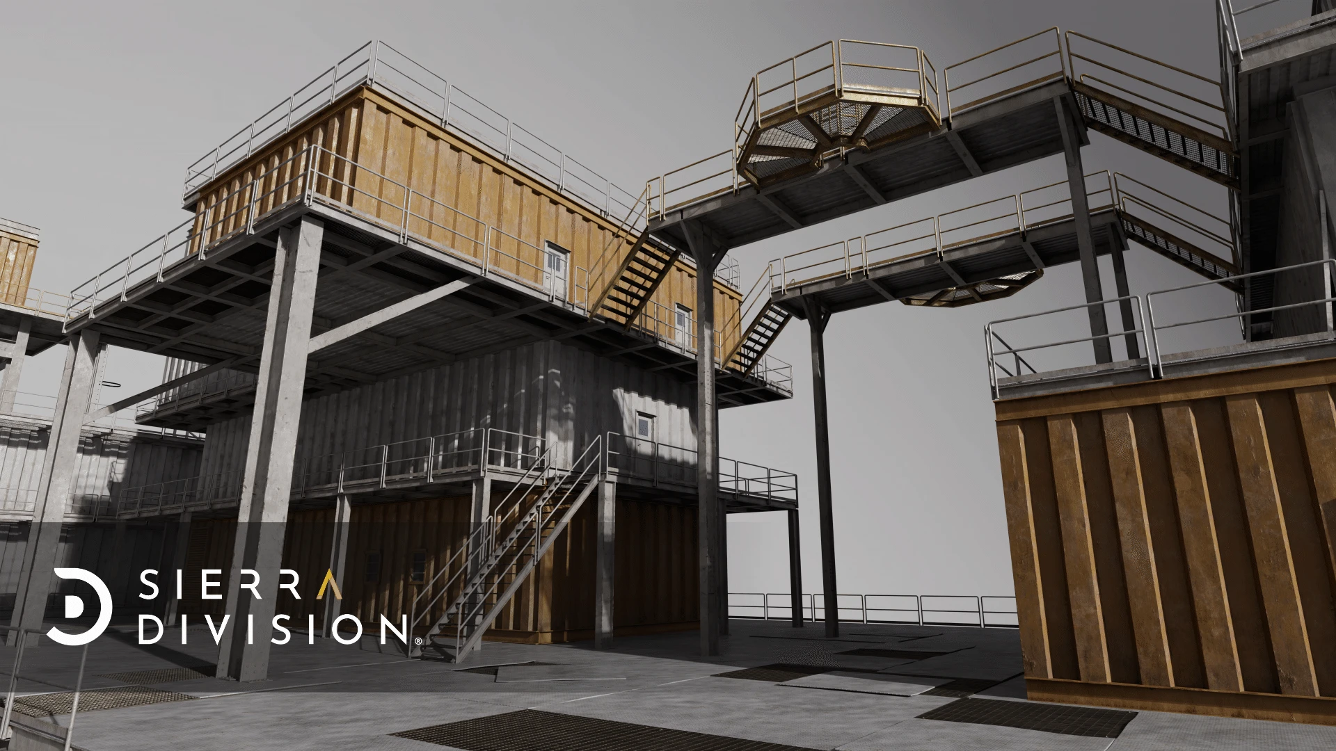 Industrial Infrastructure: Realistic metal assets for authentic factory and plant environments