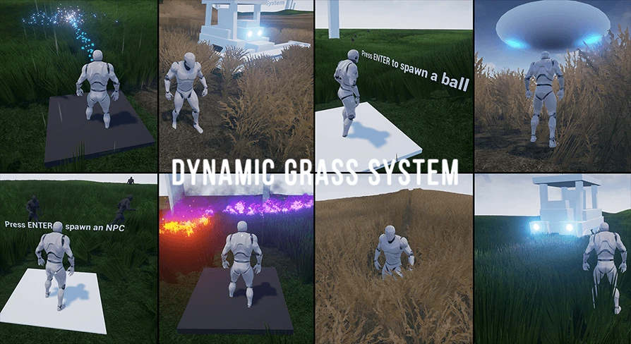 Dynamic Grass System: Bring Your Environments to Life with Interactive Foliage