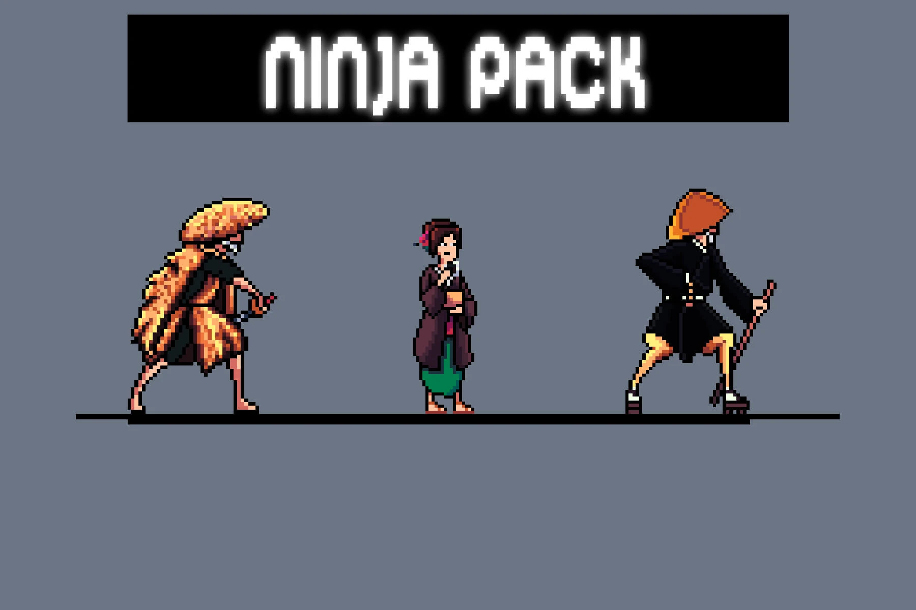 Free Ninja Sprite Sheets Pixel Art Download: Stealthy Fantasy Animations for Indie Developers