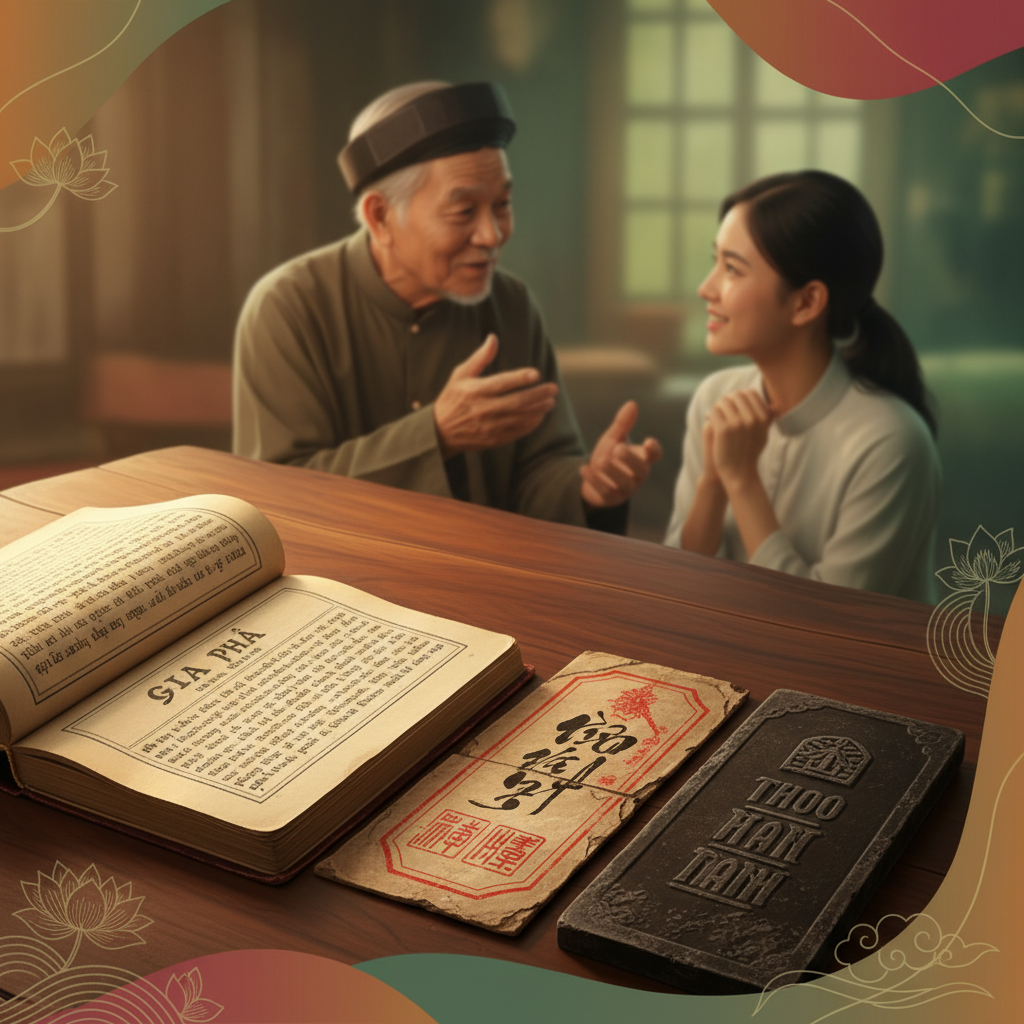 Truy Tìm Cội Nguồn: Từ Bia Mộ Đến Ký Ức Người Thân