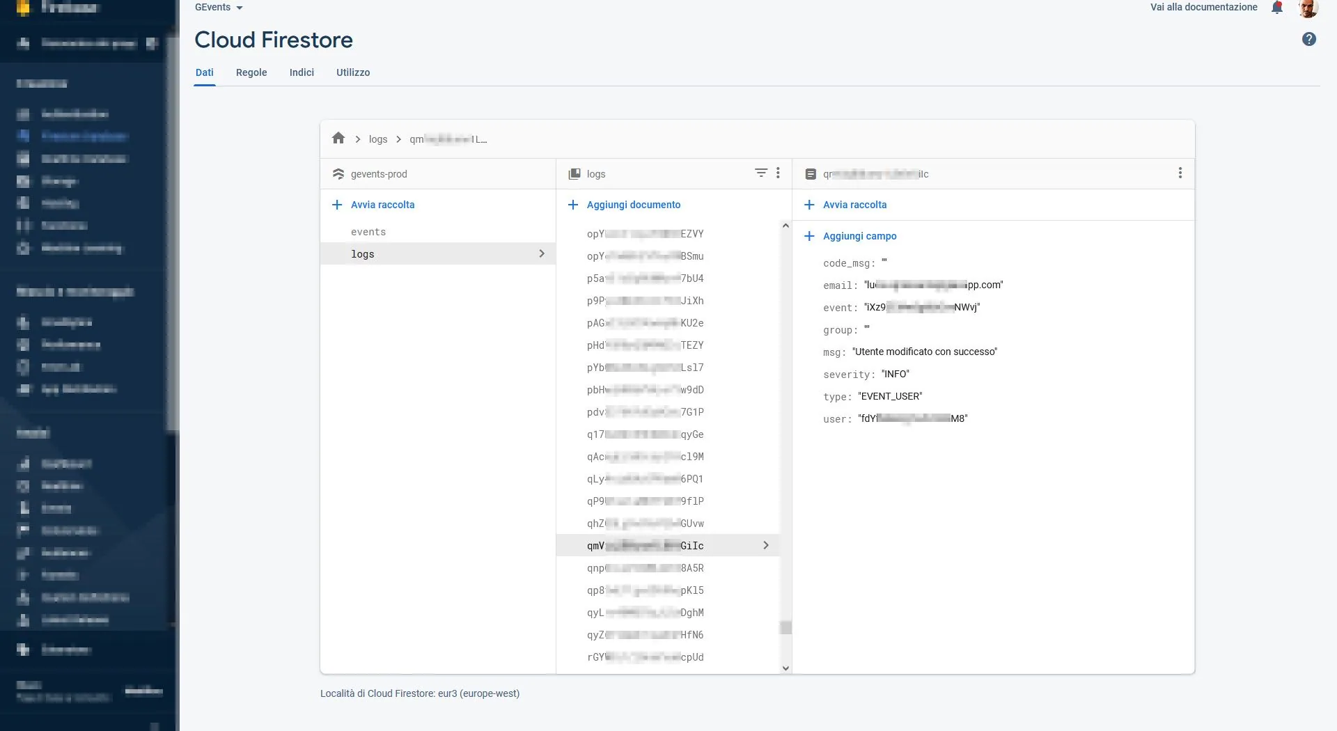 Log Database