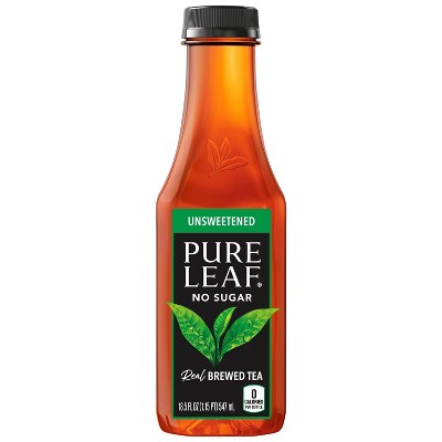 Pure Leaf Unsweetened Iced Tea - 18.5 fl oz Bottle: Caffeinated