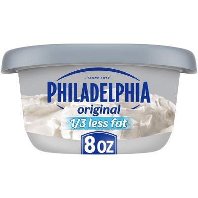 Philadelphia Reduced Fat Cream Cheese Spread - 8oz: No Artificial Flavors, Colors Or Preservatives