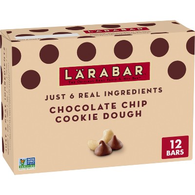 Larabar Chocolate Chip Cookie Dough Bar - 19.2oz/12ct: Vegan, Gluten-Free