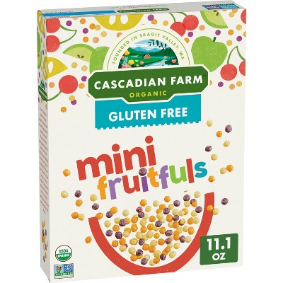 Cascadian Farm Organic Gluten Free Mini Fruitfuls Breakfast Cereal - 11.1oz