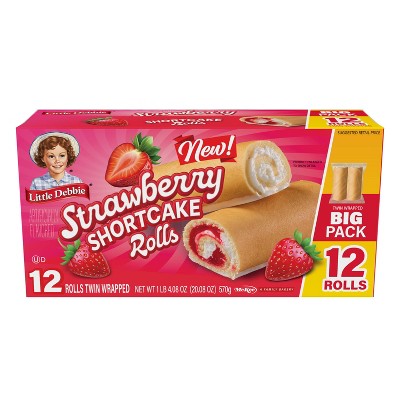 Little Debbie Strawberry Shortcake Rolls Big Pack - 20.08oz/12ct