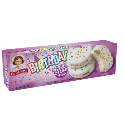 Little Debbie Birthday Cake Creme Pies - 12.5oz/8ct: Sprinkles, Cream Filling, Vanilla Flavor