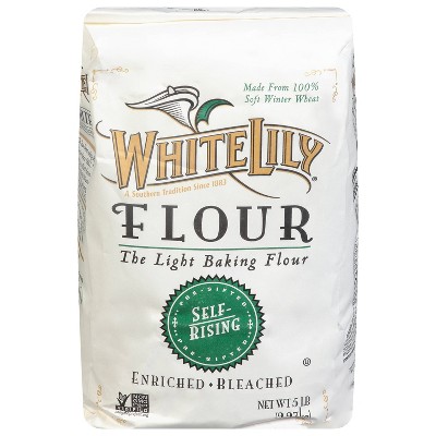 White Lily Enriched Bleached Self Rising Flour - 5lbs