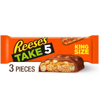 Reese's Take 5 Pretzel, Peanut and Chocolate King Size Candy Bar - 2.25oz