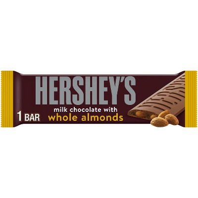 Hershey's Milk Chocolate with Almonds Full Size Candy Bar - 1.45oz