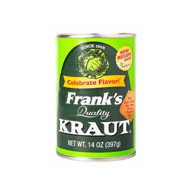 Frank's Quality Sauerkraut 14oz: Gluten-Free