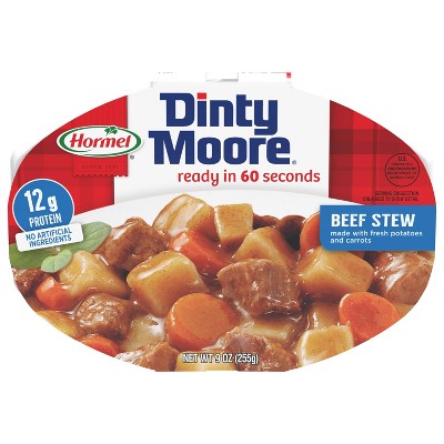 Dinty Moore Microwaveable Beef Stew - 9oz: Beef, Carrot, Potato