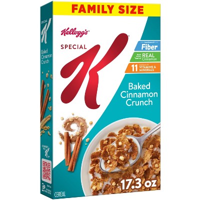 Kellogg's Special K Baked Cinnamon Size Breakfast Cereal - 17.3oz