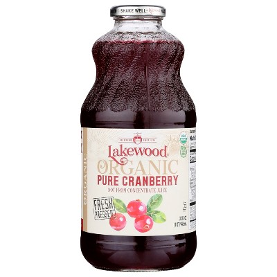 Lakewood Pure Cranberry Juice - 32 fl oz: 100% Juice