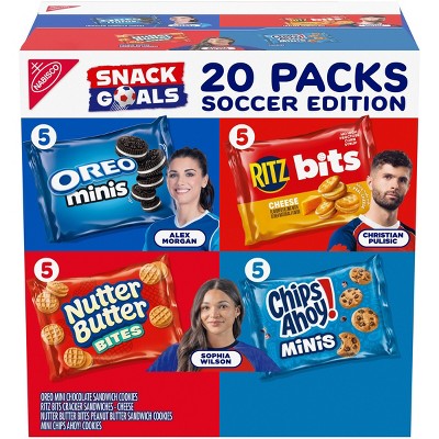 NABISCO Classic Mix Cookies and Crackers Variety Pack - 20oz/20ct