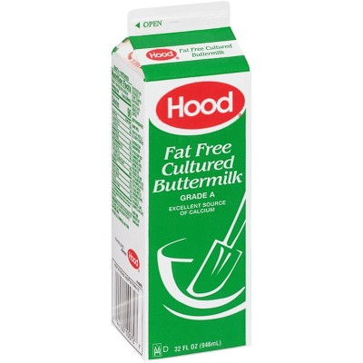 Hood Fat Free Cultured Buttermilk - 32 fl oz: Sweet Cream