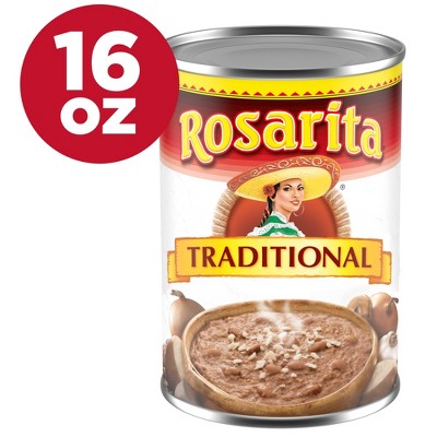 Rosarita Traditional Refried Beans - 16oz