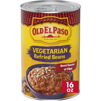 Old El Paso Refried Beans - 16oz: Dairy-Free, Lactose-Free, No Artificial Flavors