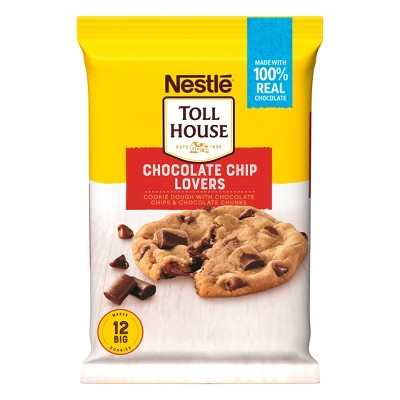 Nestle Toll House Ultimates Chocolate Chip Lovers Cookie Dough - 16oz/12ct: No Artificial Flavors, No Preservatives