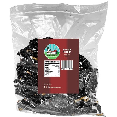 Morel Distribution Co | Dried Ancho Chile Peppers, Chili Ancho 1 lb