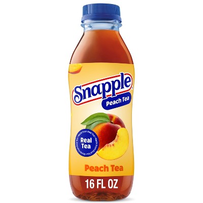 Snapple Peach Tea - 16 fl oz Bottle: Caffeinated, Gluten-Free, All