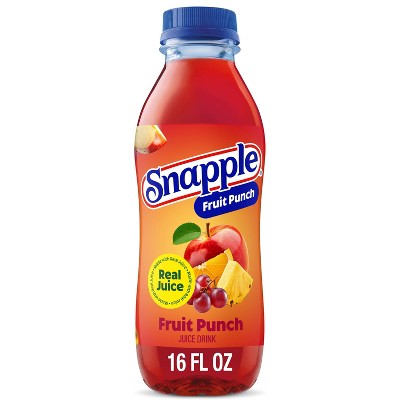 Snapple Fruit Punch Juice Drink - 16 fl oz Bottle