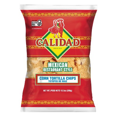 Calidad Mexican Restaurant Style Tortilla Chips - 10.5oz: Gluten-Free, Mild
