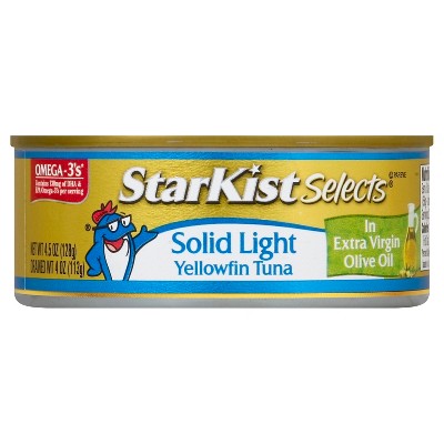 StarKist Selects Solid Light Tuna in Extra Virgin Olive Oil 4.5 oz