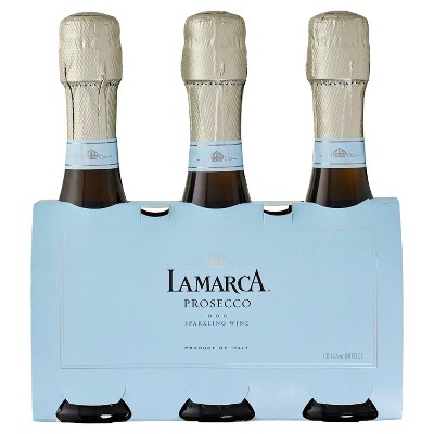 La Marca Prosecco Sparkling Wine - 3pk/187ml Mini Bottles