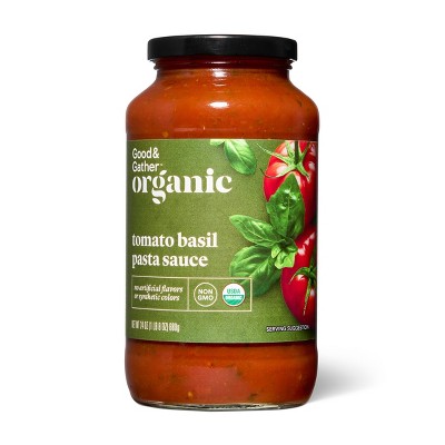 Organic Tomato Basil Pasta Sauce 24oz - Good & Gather™