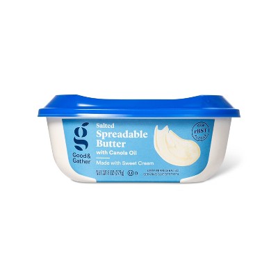 Salted Spreadable Butter with Canola Oil - 8oz - Good & Gather™