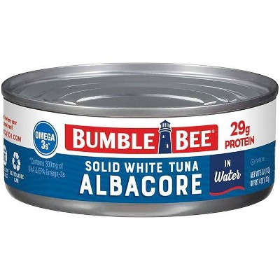 Bumble Bee Solid White Albacore Tuna in Water - 5oz: Wild Caught