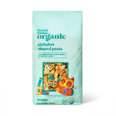 Alphabet Shaped Organic ' Pasta - 12oz - Good & Gather