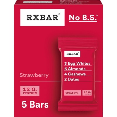 RXBAR Strawberry Protein Bars - 9.1oz/5ct