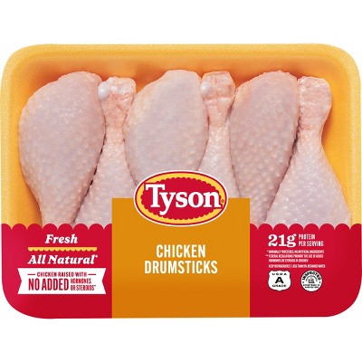 Tyson All Natural Chicken Drumsticks - 1.49-2.938 lb - price per lb