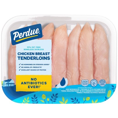 Perdue Chicken Breast Tenderloins Antibiotic Free - 0.8-1.4lbs - price per lb