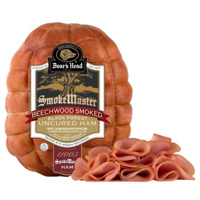 Boar's Head SmokeMaster Beechwood Smoked Black Forest Ham - Deli Sliced - price per lb