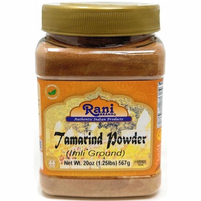 Tamarind Powder (Imli) - 20oz (1.25lbs) 567g PET Jar - Rani Brand Authentic Indian Products
