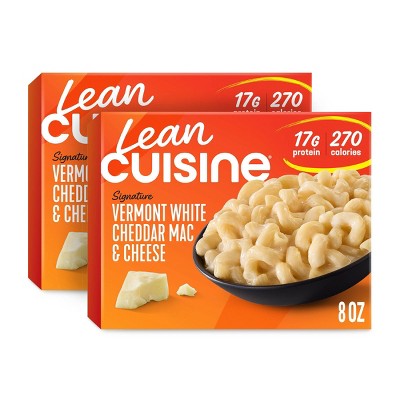 Lean Cuisine 2ct/8oz Protein Kick Vermont White Cheddar Frozen Mac and Cheese