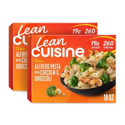 Lean Cuisine 2ct/10oz Comfort Cravings Alfredo Frozen Pasta with Chicken & Broccoli