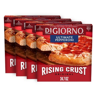 DiGiorno 4ct/24.7oz Rising Crust Pepperoni Frozen Pizza