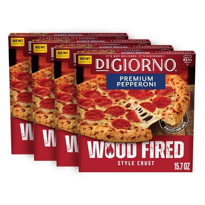 DiGiorno 4ct/15.7oz Wood Fired Pepperoni Frozen Pizza