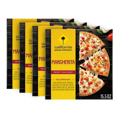 California Pizza Kitchen 4ct/15.5oz Thin Crust 12" Frozen Margherita Pizza