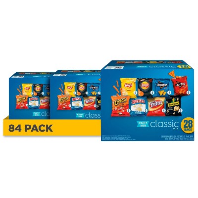 Frito-Lay 3 Pack/28ct Each Snacks Classic Mix Party Size Variety Pack